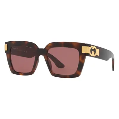 Gucci Woman Sunglass GG1689S - Frame color: Tortoise, Lens color: Purple