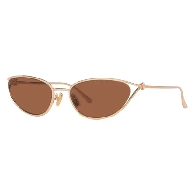 Bottega Veneta Woman Sunglass BV1330S - Frame color: Gold, Lens color: Brown