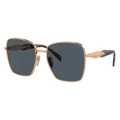 Prada Woman Sunglass PR 64ZS - Frame color: Pink Gold, Lens color: Dark Grey