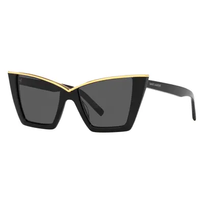 Saint Laurent Woman Sunglass SL 570 - Frame color: Black, Lens color: Black