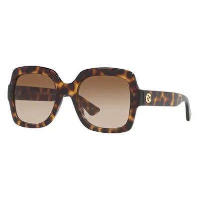 Gucci Woman Sunglass GG1337S - Frame color: Tortoise, Lens color: Brown