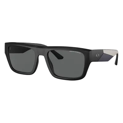 Armani Exchange Man Sunglass AX4124SU - Frame color: Matte Black, Lens color: Dark Grey