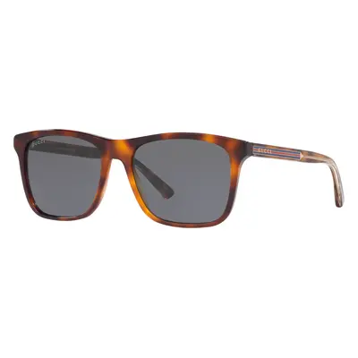 Gucci Man Sunglass GG0381SN - Frame color: Brown, Lens color: Brown