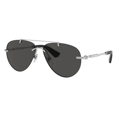 Burberry Woman Sunglass BE3151 - Frame color: Silver, Lens color: Dark Grey