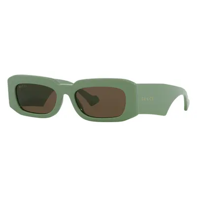 Gucci Man Sunglass GG1426S - Frame color: Green, Lens color: Brown