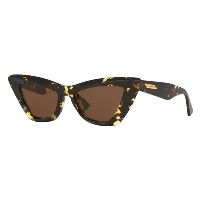 Bottega Veneta Woman Sunglass BV1101S - Frame color: Tortoise, Lens color: Brown