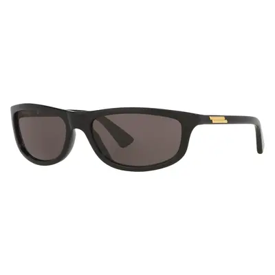 Bottega Veneta Unisex Sunglass BV1327S - Frame color: Black, Lens color: Grey