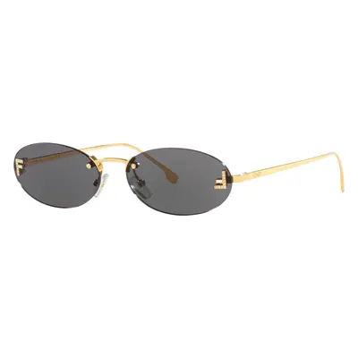 Fendi Woman Sunglass FE4075US - Frame color: Gold Shiny, Lens color: Grey