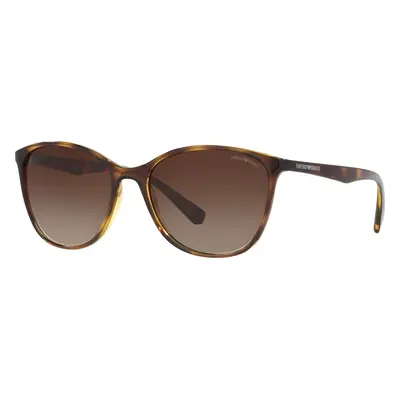 Emporio Armani Woman Sunglass EA4073 - Frame color: Shiny Havana, Lens color: Gradient Brown