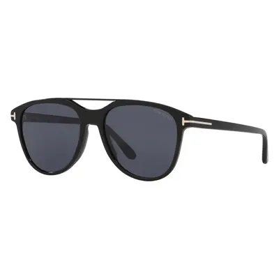 Tom Ford Man Sunglass Damian-02 - Frame color: Black Shiny, Lens color: Blue