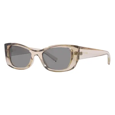 Saint Laurent Woman Sunglass SL 593 - Frame color: Brown Light, Lens color: Silver