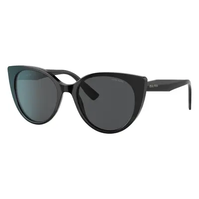 Miu Miu Woman Sunglass MU 04XS - Frame color: Black, Lens color: Dark Grey