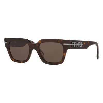 Fendi Man Sunglass FE40078I - Frame color: Tortoise, Lens color: Brown