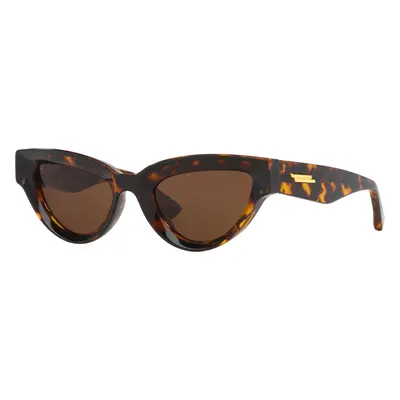 Bottega Veneta Woman Sunglass BV1249S - Frame color: Tortoise, Lens color: Brown