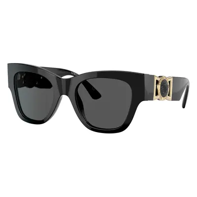 Versace Woman Sunglass VE4415U - Frame color: Black, Lens color: Dark Grey