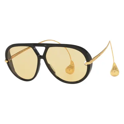 Bottega Veneta Woman Sunglass BV1273S - Frame color: Black, Lens color: Yellow