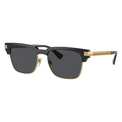 Versace Man Sunglass VE4447 - Frame color: Black, Lens color: Dark Grey