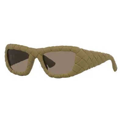 Bottega Veneta Woman Sunglass BV1303S - Frame color: Green, Lens color: Brown