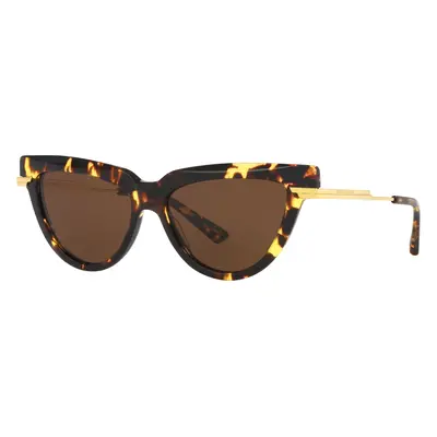 Bottega Veneta Woman Sunglass BV1265S - Frame color: Tortoise, Lens color: Brown