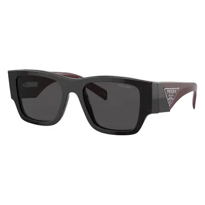 Prada Man Sunglass PR 10ZS - Frame color: Black Etruscan Marble, Lens color: Dark Grey