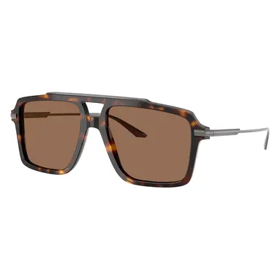 Dolce&Gabbana Man Sunglass DG4477 - Frame color: Havana, Lens color: Dark Brown