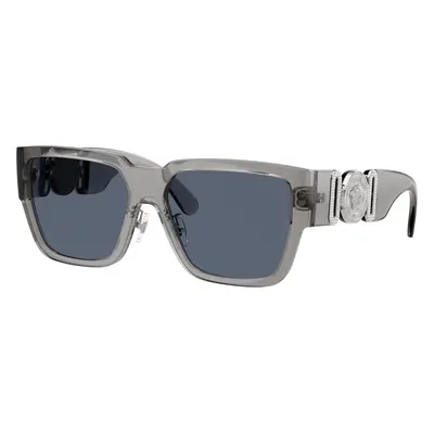 Versace Man Sunglass VE4483D - Frame color: Grey Transparent, Lens color: Dark Grey