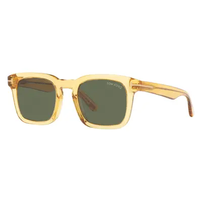 Tom Ford Man Sunglass FT0751 - Frame color: Yellow, Lens color: Green