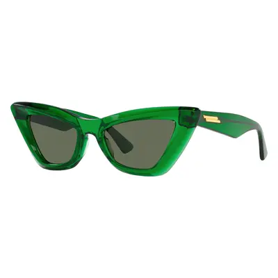 Bottega Veneta Woman Sunglass BV1101S - Frame color: Green, Lens color: Green