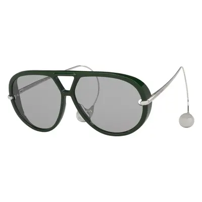 Bottega Veneta Woman Sunglass BV1273S - Frame color: Green, Lens color: Grey