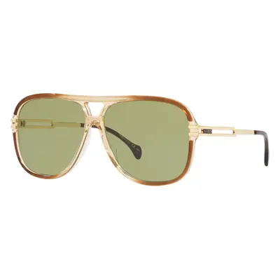 Gucci Man Sunglass GG1105S - Frame color: Brown, Lens color: Gold