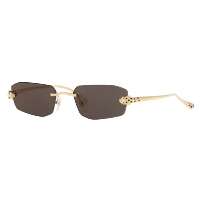 Cartier Unisex Sunglass CT0474S - Frame color: Gold, Lens color: Grey