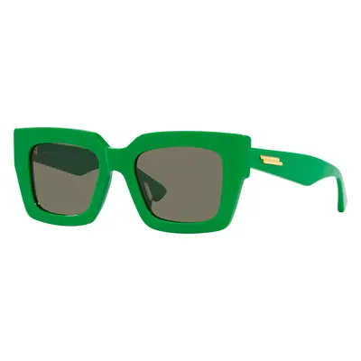 Bottega Veneta Woman Sunglass BV1212S - Frame color: Green, Lens color: Green