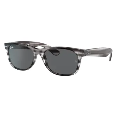 Ray-Ban Unisex Sunglass RB2132 New Wayfarer Color Mix - Frame color: Striped Grey, Lens color: 