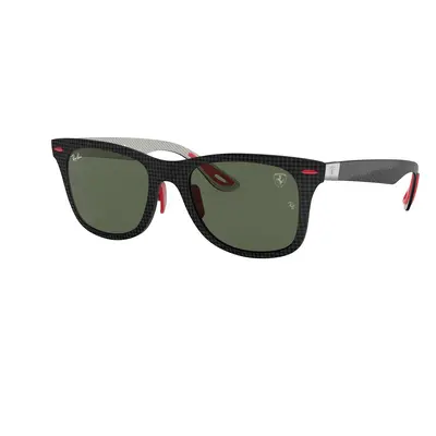 Ray-Ban Unisex Sunglass RB8395M Scuderia Ferrari Collection - Frame color: Black, Lens color: G