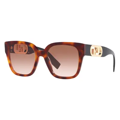 Fendi Woman Sunglass FE40063I - Frame color: Tortoise Blonde, Lens color: Brown