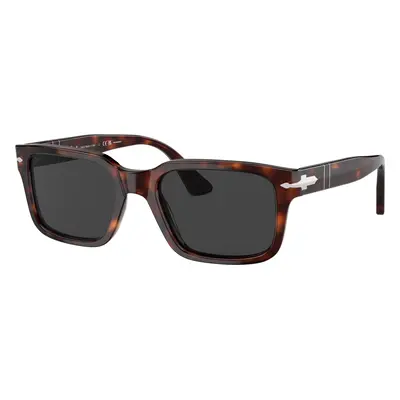 Persol Unisex Sunglass PO3272S - Frame color: Havana, Lens color: Polar Black