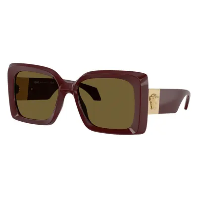 Versace Woman Sunglass VE4467U - Frame color: Dark Ruby, Lens color: Dark Grey