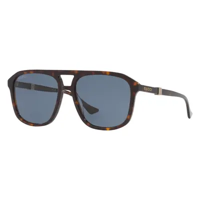 Gucci Man Sunglass GG1494S - Frame color: Tortoise, Lens color: Blue