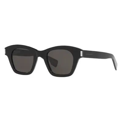 Saint Laurent Unisex Sunglass SL 592 - Frame color: Black, Lens color: Black