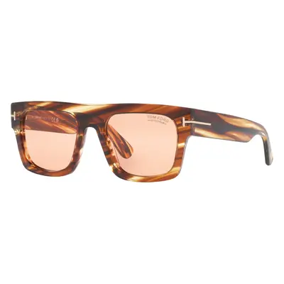 Tom Ford Man Sunglass Fausto - Frame color: Tortoise Blonde, Lens color: Brown