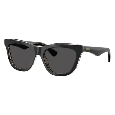 Burberry Woman Sunglass BE4435 - Frame color: Top Black On Vintage Check, Lens color: Dark Grey