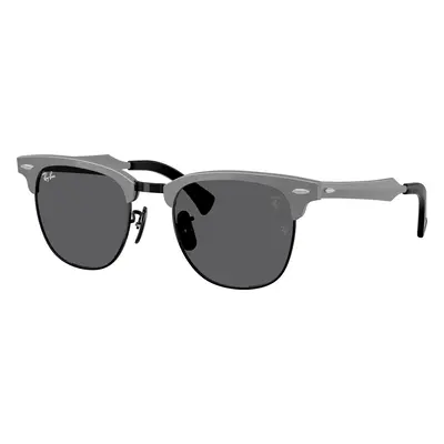 Ray-Ban Unisex Sunglass RB3807M Scuderia Ferrari Collection Chromance - Frame color: Brushed Gr