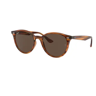 Ray-Ban Unisex Sunglass RB4305 - Frame color: Striped Red Havana, Lens color: Dark Brown