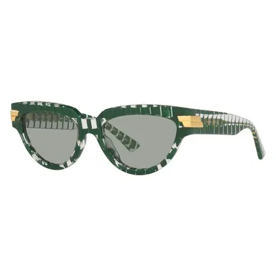 Bottega Veneta Woman Sunglass BV1035S - Frame color: Green, Lens color: Green