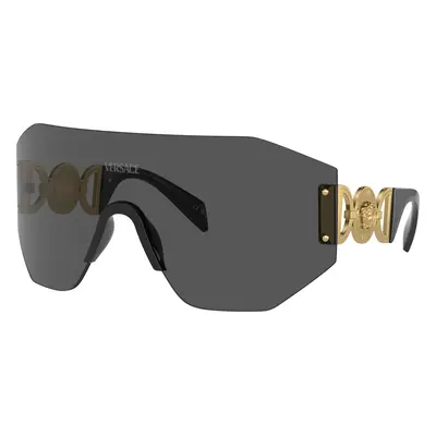 Versace Unisex Sunglass VE2258 - Frame color: Dark Grey, Lens color: Dark Grey