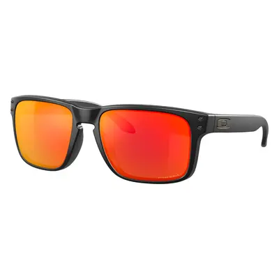 Oakley Man Sunglass OO9102 Holbrook™ - Frame color: Matte Black, Lens color: Prizm Ruby