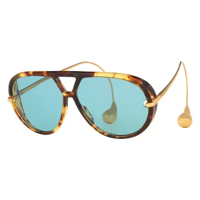 Bottega Veneta Woman Sunglass BV1273S - Frame color: Tortoise, Lens color: Green