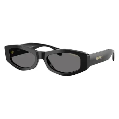 Versace Woman Sunglass VE4487 - Frame color: Black, Lens color: Dark Grey Polar