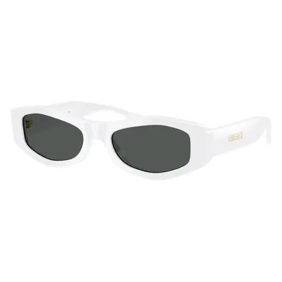 Versace Woman Sunglass VE4487 - Frame color: White, Lens color: Dark Grey