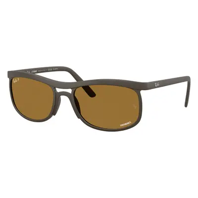 Ray-Ban Unisex Sunglass RB4452CH Chromance Liteforce - Frame color: Sand Brown, Lens color: Bro